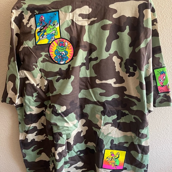 25) Jeremy Scott x Adidas Originals Graphic T-shirt Sz XL - Picture 4 of 6